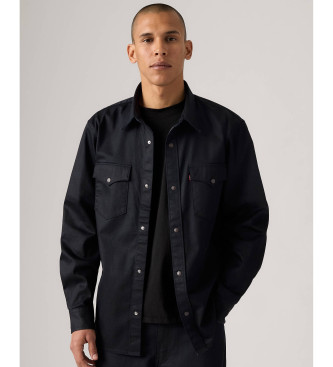 Levi's para hombre. A1919-0068 Camisa Western Relaxed negro (L), Casual, Algodón, Manga larga