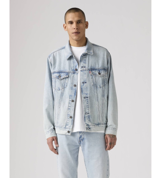 Levi's para hombre. A5782-0078 Chaqueta Trucker Relaxed azul (S), Casual, Algodón, Denim