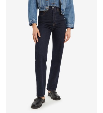 Levi's para mujer. 79078-0014 Jeans Ribcage Full-Length azul (25/32), Casual, Algodón, Denim