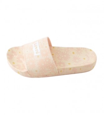 Levi's para mujer. Chanclas June Stamp S rosa Levi's