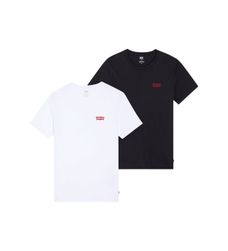 Levi's para hombre. 79681-0026 Set 2 Camisetas Gráficas blanco, negro (XS), Casual, Algodón, Manga corta