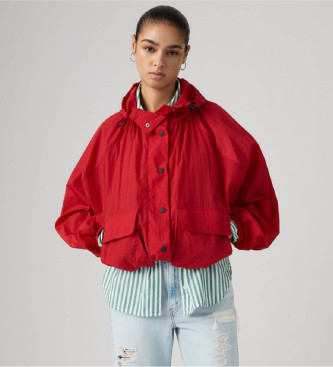 Levi's para mujer. 005AV-0000 Chaqueta Simone rojo (M), Casual, Poliamida