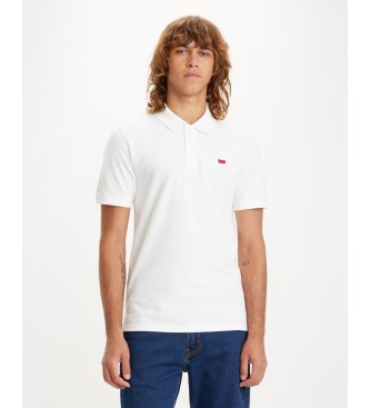 Levi's para hombre. A4842-0002 Polo Slim Housemark blanco (XS), Casual, Algodón, Manga corta