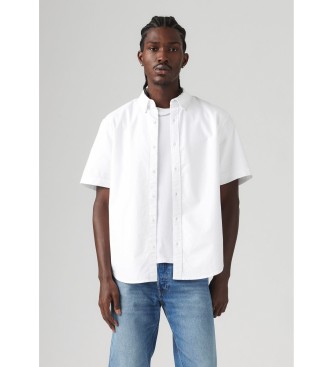 Levi's para hombre. A9161-0014 Camisa Authentic blanco (XL), Casual, Algodón, Manga corta