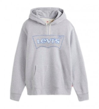 Levi's para hombre. Sudadera Relaxed Graphic gris PO Outline gris