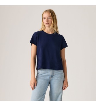 Levi's para mujer. 005J2-0017 Camiseta Favorite marino (XS), Casual, Algodón, Manga corta