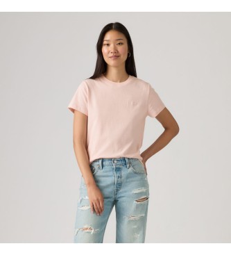 Levi's para mujer. 005J2-0018 Camiseta Favorite rosa (XL), Casual, Algodón, Manga corta