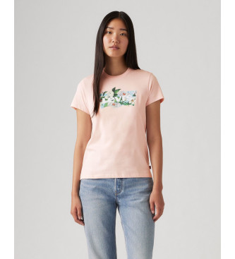 Levi's para mujer. 17369-2946 Camiseta Perfect rosa (XS), Casual, Algodón, Manga corta