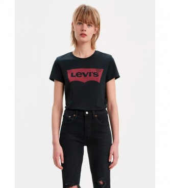Levi's para mujer. Camiseta The Perfect Tee negro Levi's