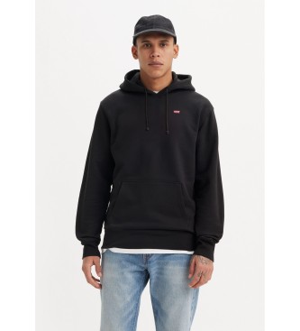 Levi's para hombre. 34581-0001 Sudadera Housemark negro (XS), Casual, Algodón, Sostenible, Marino