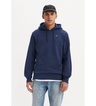 Levi's para hombre. 34581-0009 Sudadera con capucha Original azul marino (XL), Casual, Deportivo, Algodón