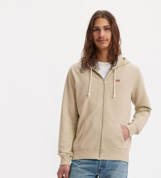 Levi's para hombre. 34584-0040 Sudadera Original beige (M), Casual, Algodón