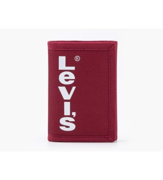 Levi's para mujer. Cartera Oversized Red Tab Trifold rojo Levi's