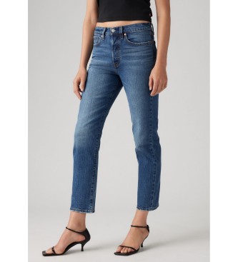 Levi's para mujer. 34964-0192 Jeans Wedgie Straight azul (24/26), Casual, Algodón, Denim