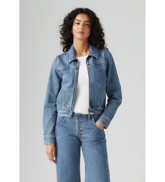 Levi's para mujer. 001W8-0000 Chaqueta Xs Dart azul (S), Casual, Algodón, Denim