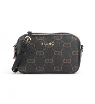 Liu Jo para mujer. AF5100-E0668 Bandolera Ridhi negro (OSFA), Casual, Poliéster