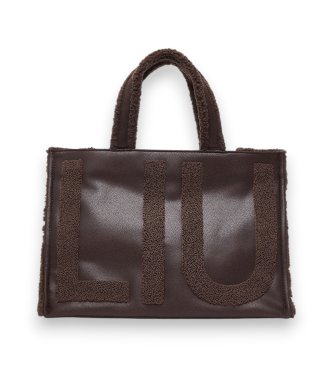 Liu Jo Für Damen. 2F6037-E0021 Große Braune Tote-Tasche Mit Logo (Osfa), Lässig, Polyester