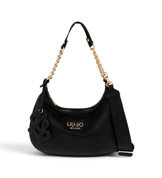 Liu Jo For Woman. AF6207-ES039 Black Cross Over Bag (Osfa), Casual, Polyester