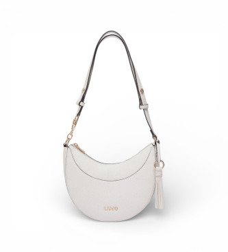 Liu Jo para mujer. AA6186 E1012 Bolso Hobo Mediano con charm beige (OSFA), Casual, Poliuretano