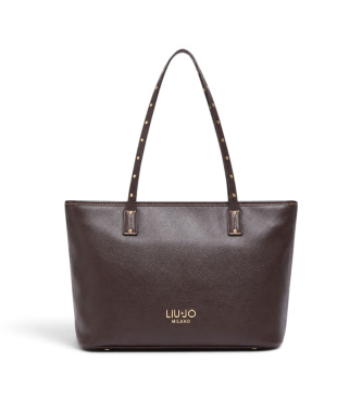 Liu Jo Für Damen. AF6071-E1120 Kleine Braune Tote-Bag (Osfa), Lässig, Polyester