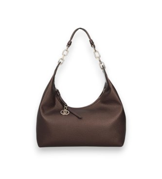 Liu Jovoor Vrouwen. AF6027-ES039 Bruine Cross Over T Tas (Osfa), Casual, Polyester