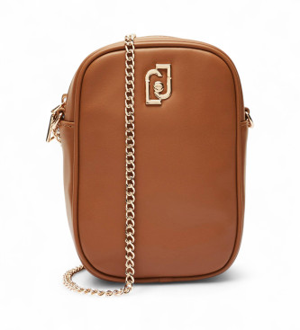 Liu Jo para mujer. AF5183-E0077 Funda para móvil con cadena marrón (OSFA), Casual, Poliéster