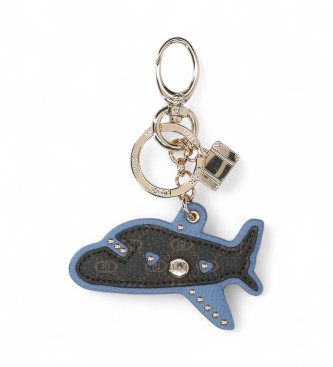 Liu Jo para mujer. AF5212-E0538 Llavero Avión azul (OSFA), Casual, Poliuretano