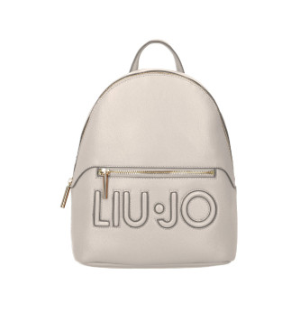 Liu Jo - pour femme. sac ? dos beige avec logo