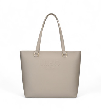 Liu Jo para mujer. AF5321-E0087 Bolso Shopper neutro (OSFA), Beige, Casual, Poliuretano