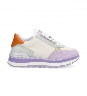 Liu Jo para mujer. BA3115PX003S1889 Zapatillas de piel Amazing multicolor (41), 1 a 3cm, Ante, Cordones, Casual, Liu Jo outlet 2024.