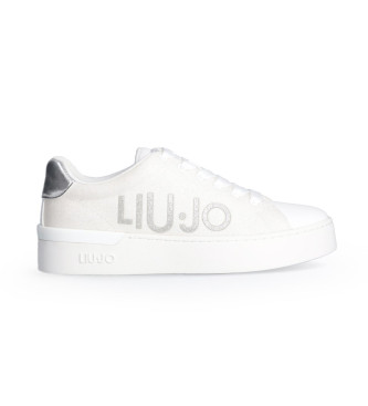 Liu Jo para mujer. BA4035TX06901111 Zapatillas Silvia 99 blanco (36), 3 a 5cm, Cordones, Casual, Liu Jo outlet 2024.