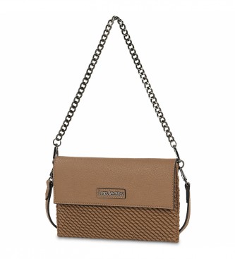 Lois Jeans para mujer. 311766-02 Bolso Bandolera Mujer LOIS asas intercambiables 311766 color taupe (OSFA), Marrón, Casual, Sintético, Imita