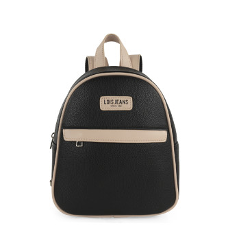 Lois Jeans para mujer. 319399-04 Bolso mochila 319399 negro (OSFA), Casual, Polipiel, Lois Jeans outlet 2024.