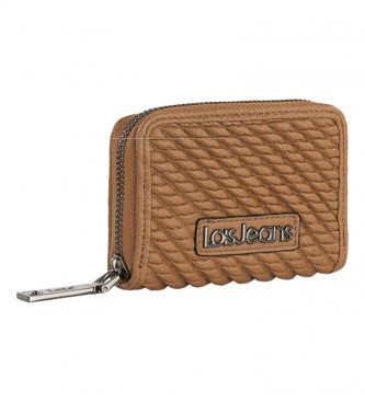 Lois Jeans para mujer. 311726-02 Cartera monedero LOIS con bloqueo anti escaneo de Seguridad RFID 311726 color taupe (OSFA), Casual, Sintéti