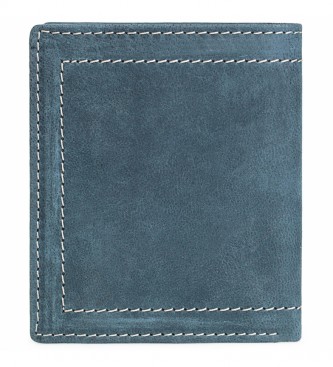 Lois Jeans para hombre. 201520-04 Cartera Monedero De Piel 201520 Azul -9X11 Cm- (OSFA), Casual, Lois Jeans outlet 2024.
