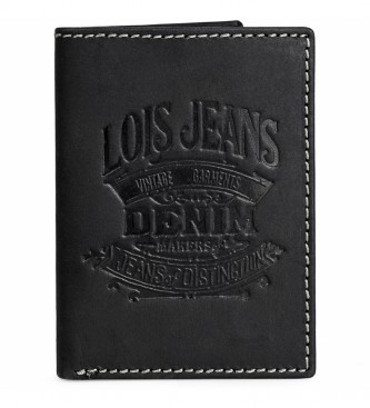 Lois Jeans para hombre. 201718-01 Cartera Monedero De Piel 201718 Negro -8X11 Cm- (OSFA), Casual, Lois Jeans outlet 2024.