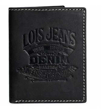 Lois Jeans para hombre. 201717-01 Cartera De Piel 201717 Negro -10X8 Cm- (OSFA), Casual, Lois Jeans outlet 2024.