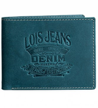 Lois Jeans para hombre. 201707-03 Cartera De Piel 201707 Azul 11,5X9 Cm-- (OSFA), Casual, Lois Jeans outlet 2024.