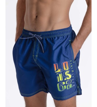 Lois Jeans para hombre. 16278-0-000204 Bañador Fluor marino (S), Azul, Beachwear, Poliéster, Lois Jeans outlet 2024.