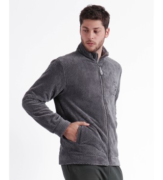 Lois Jeans para hombre. 57546-0-000104 Bata Manga Larga Calentita Record gris (M), Homewear, Poliéster, Lois Jeans outlet 2024.