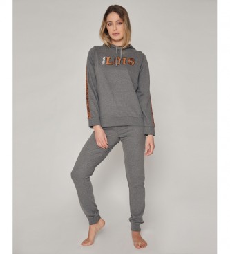 Lois para mujer. Pijama Bright gris Lois