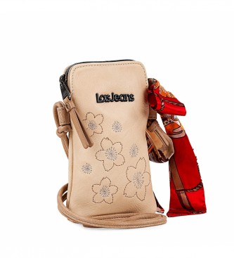 Lois Jeans para mujer. 310721-06 Mini Bolso para teléfono móvil 310721 beige -11x17,5x1cm- (OSFA), Casual, Polipiel, Lois Jeans outlet 2024.