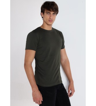 Lois Jeans para hombre. 184383742 Camiseta de manga corta verde oscuro (XXL), Casual, Algodón