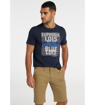 Lois para homem. Euphoria T-shirt azul-marinho Lois