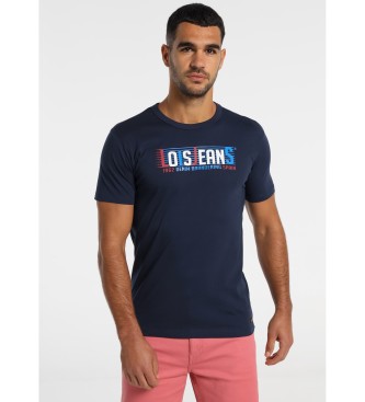 Lois para homem. Brandering Graphic T-shirt marinha Lois
