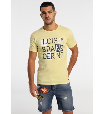 Lois para hombre. Camiseta Brandering Amarillo Lois