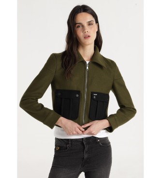 Lois Jeansvoor vrouwen. 470922844 Emilie Doris jas groen (XL), Casual, Polyester