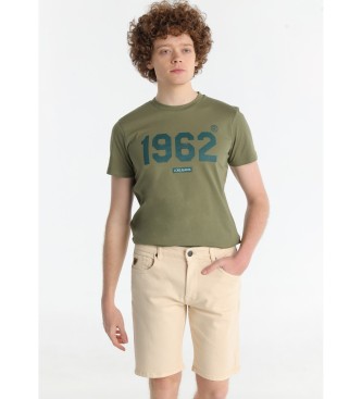 Lois Jeans para hombre. 111922342 Short slim fit beige (28), Casual, Algodón