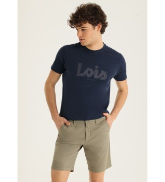 Lois Jeans para hombre. 110103883 Bermudas cargo de satén slim - Tiro medio verde (29), Casual, Algodón, Lois Jeans outlet 2024.