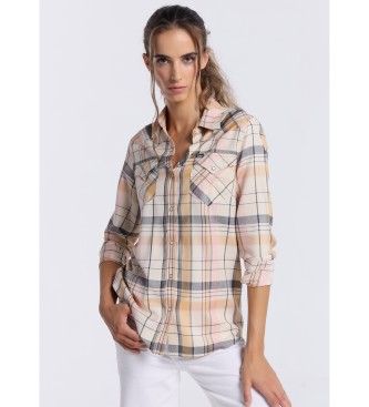 Lois para mulher. Camisa de manga comprida multicolorida Lois